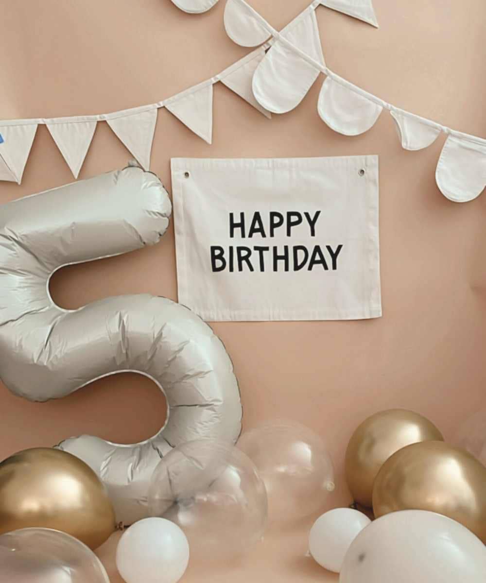 Happy Birthday Canvas Banner