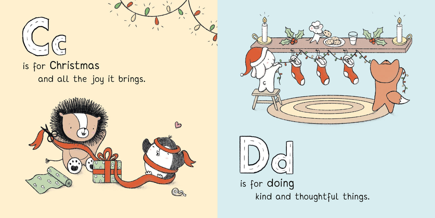 ABCs of Kindness at Christmas Board Book