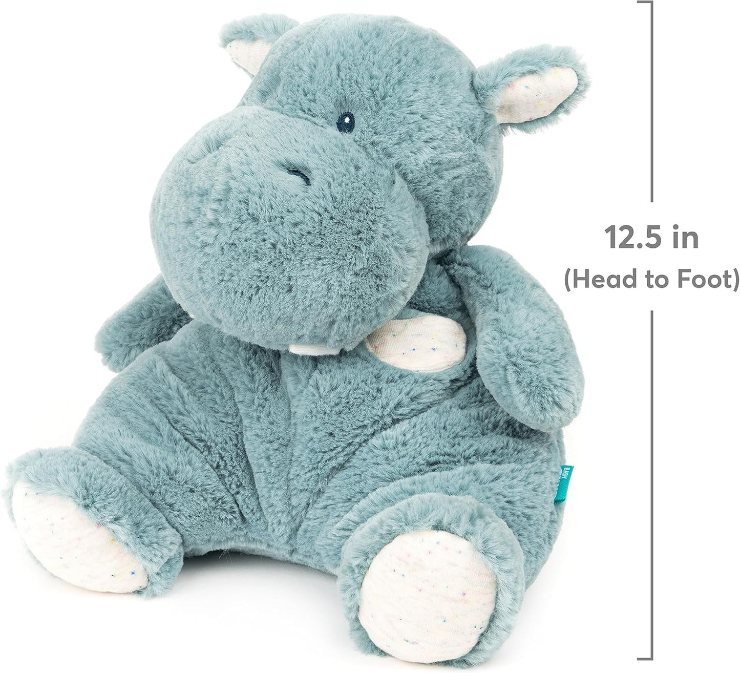 Oh So Snuggly Hippo Plush | 12.5 in