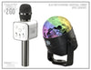 Party 2 Go Karaoke Mic Disco Ball Combo