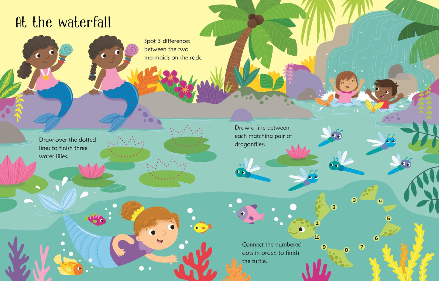 Wipe-Clean Mermaid Activities Book