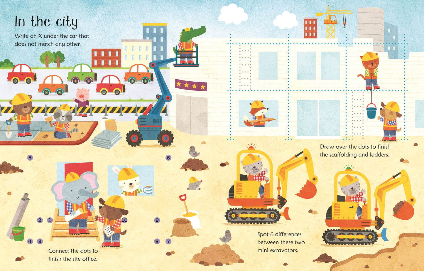 Wipe-Clean Construction Site Activities