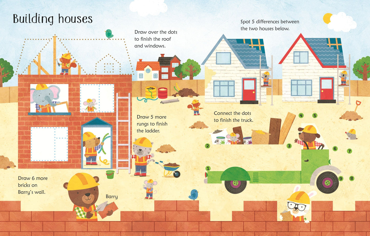 Wipe-Clean Construction Site Activities