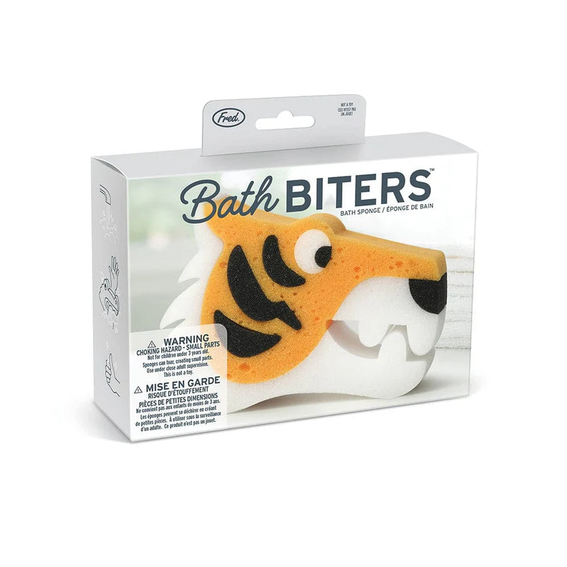 Fred Bath Biters Tiger Sponge