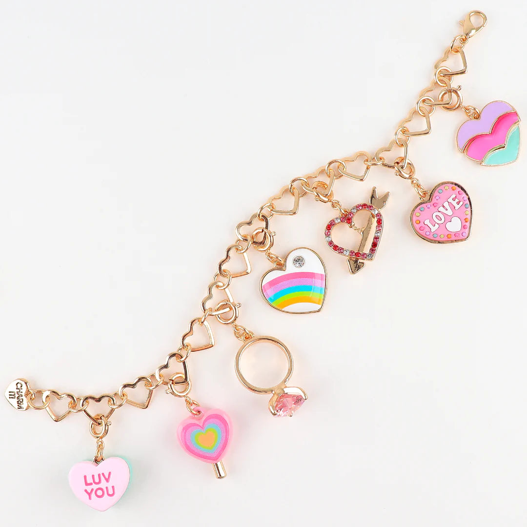 CHARM IT! Gold Swivel Heart Charm
