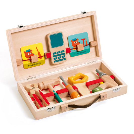 Super Bricolo Wooden Toolbox