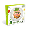 Fred Food Face Dinner Plate