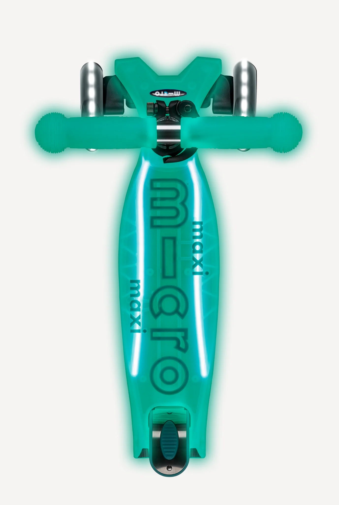 Micro Maxi Glow Plus LED Scooter | Jelly Green