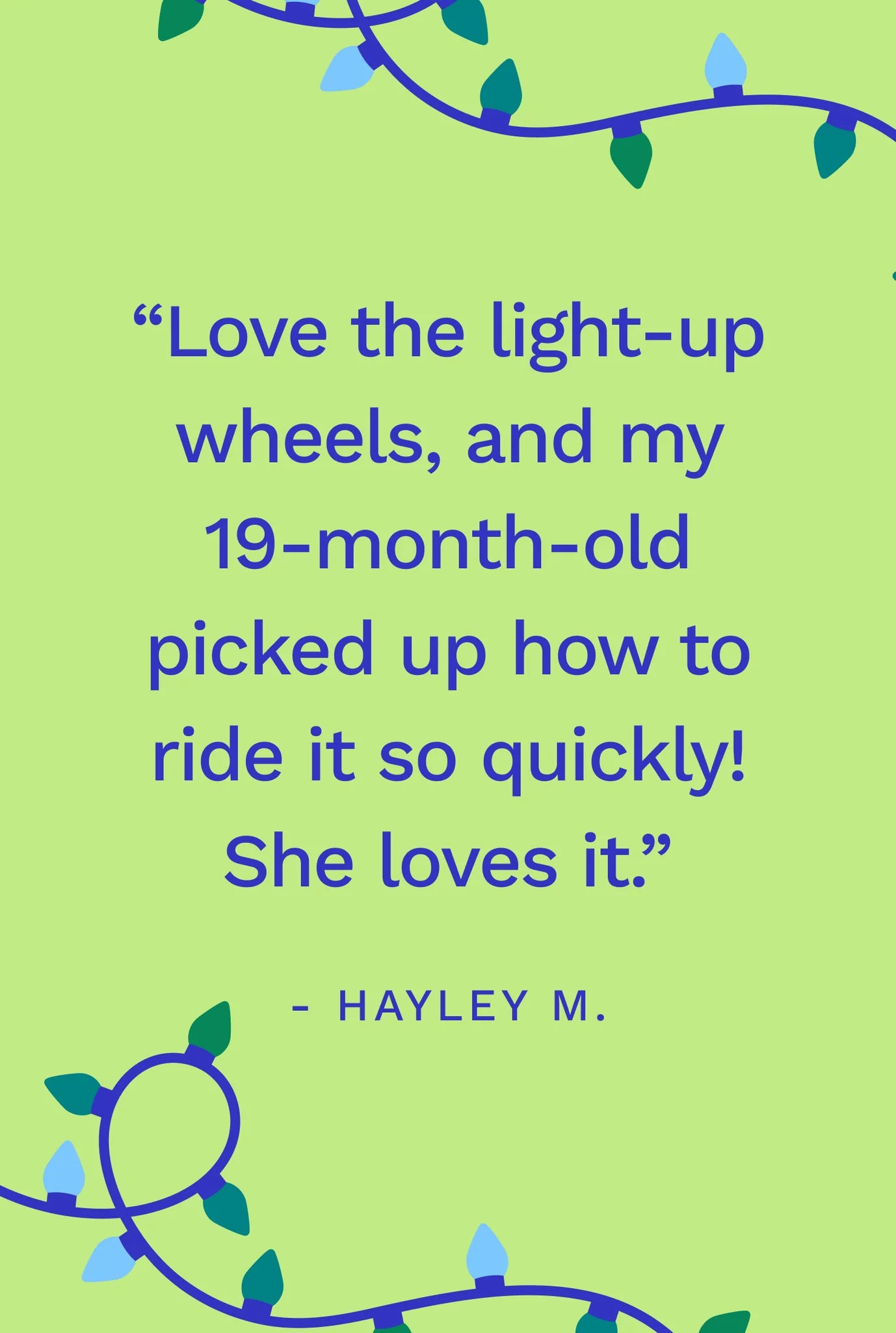 Micro Mini LED Scooter | Crystal Blue