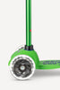 Micro Mini LED Scooter | Green/Blue