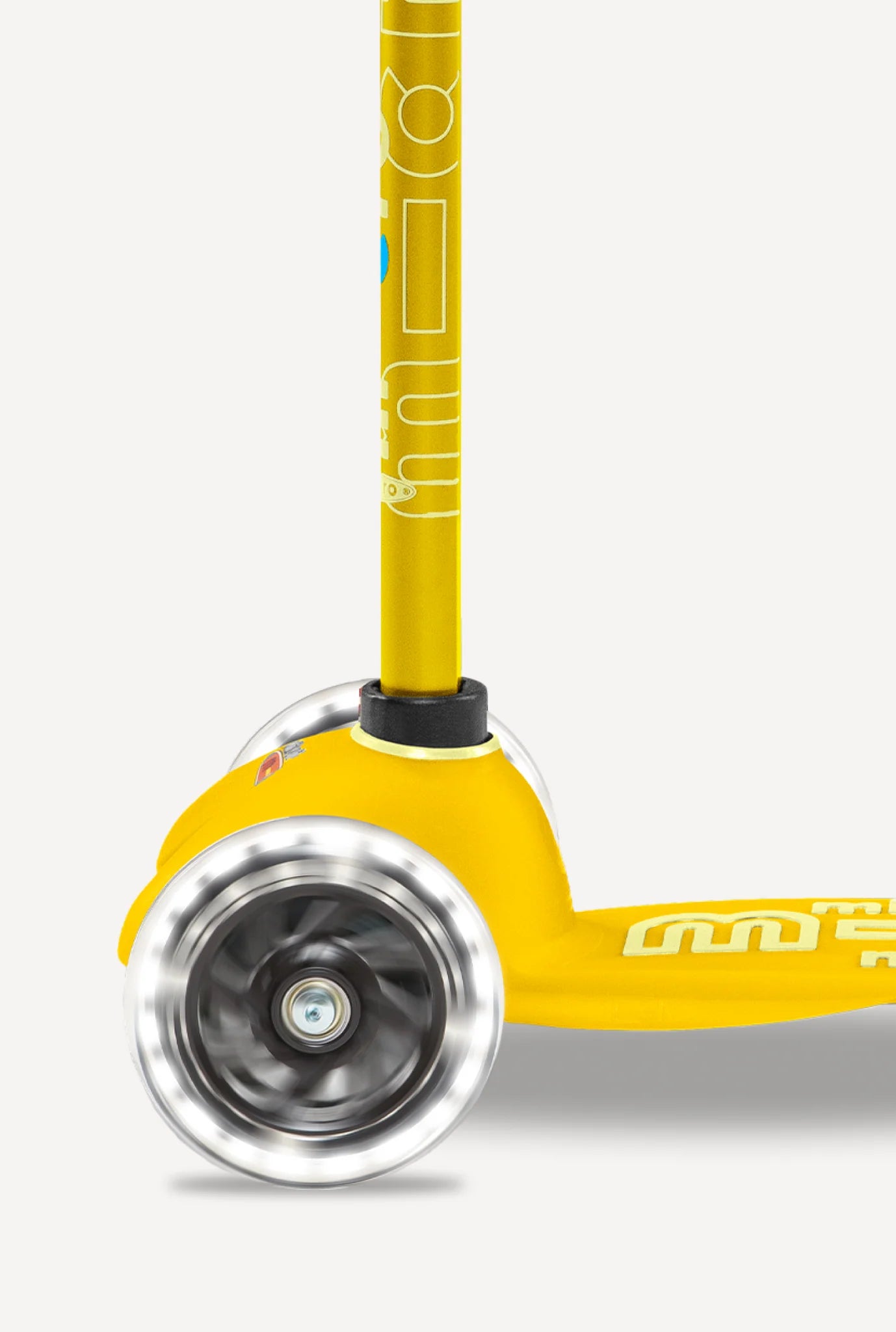 Micro Mini LED Scooter | Yellow