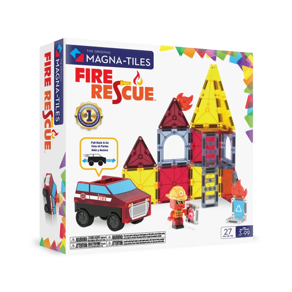 MAGNA-TILES | Fire Rescue 27-pc set