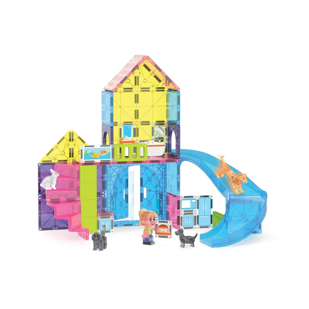 MAGNA-TILES | Pet Playhouse 50-pc set