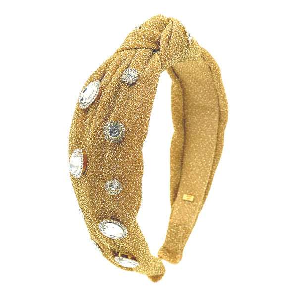 Jeweled Glitter Knot Headband