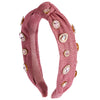 Jeweled Glitter Knot Headband