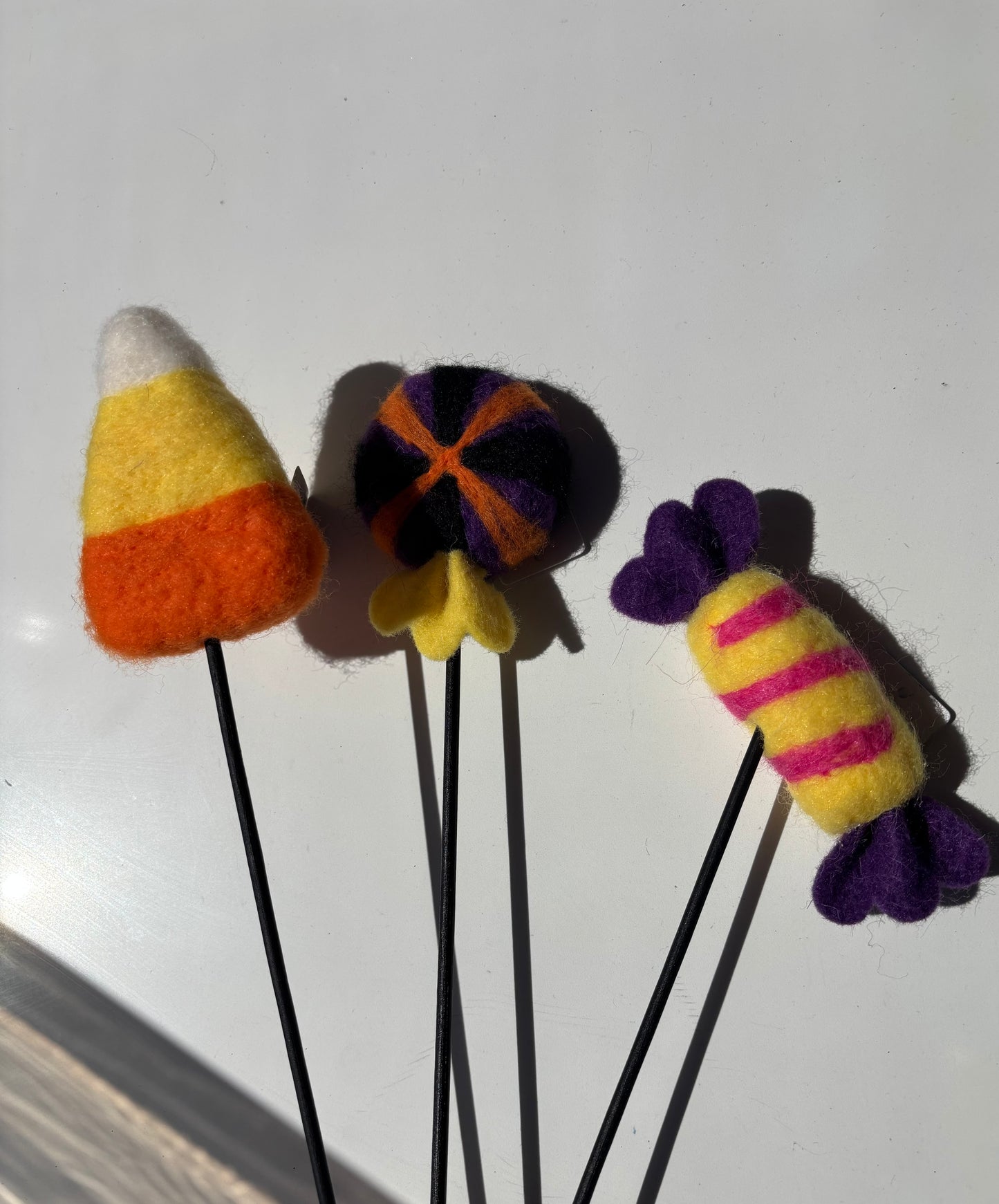 Halloween Needle Felted Picks