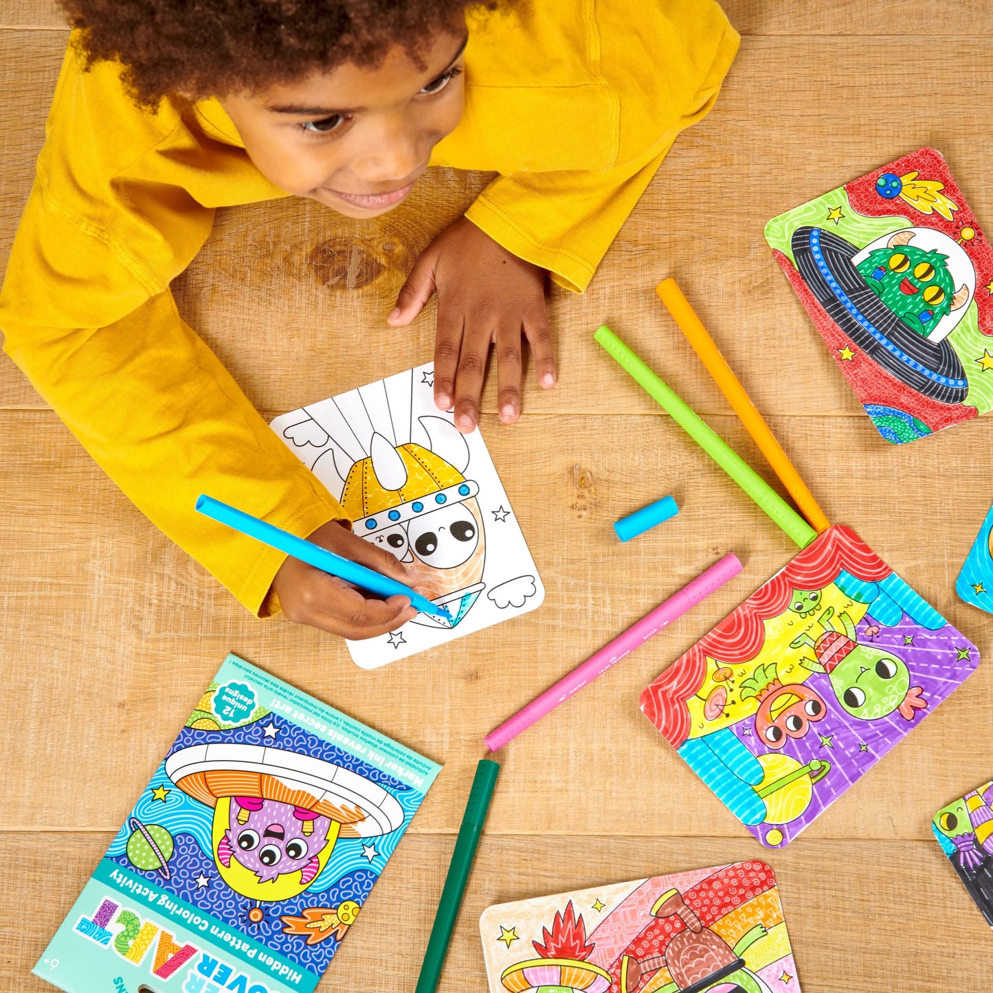 Undercover Art: Hidden Pattern Coloring Activity | Garden Pals