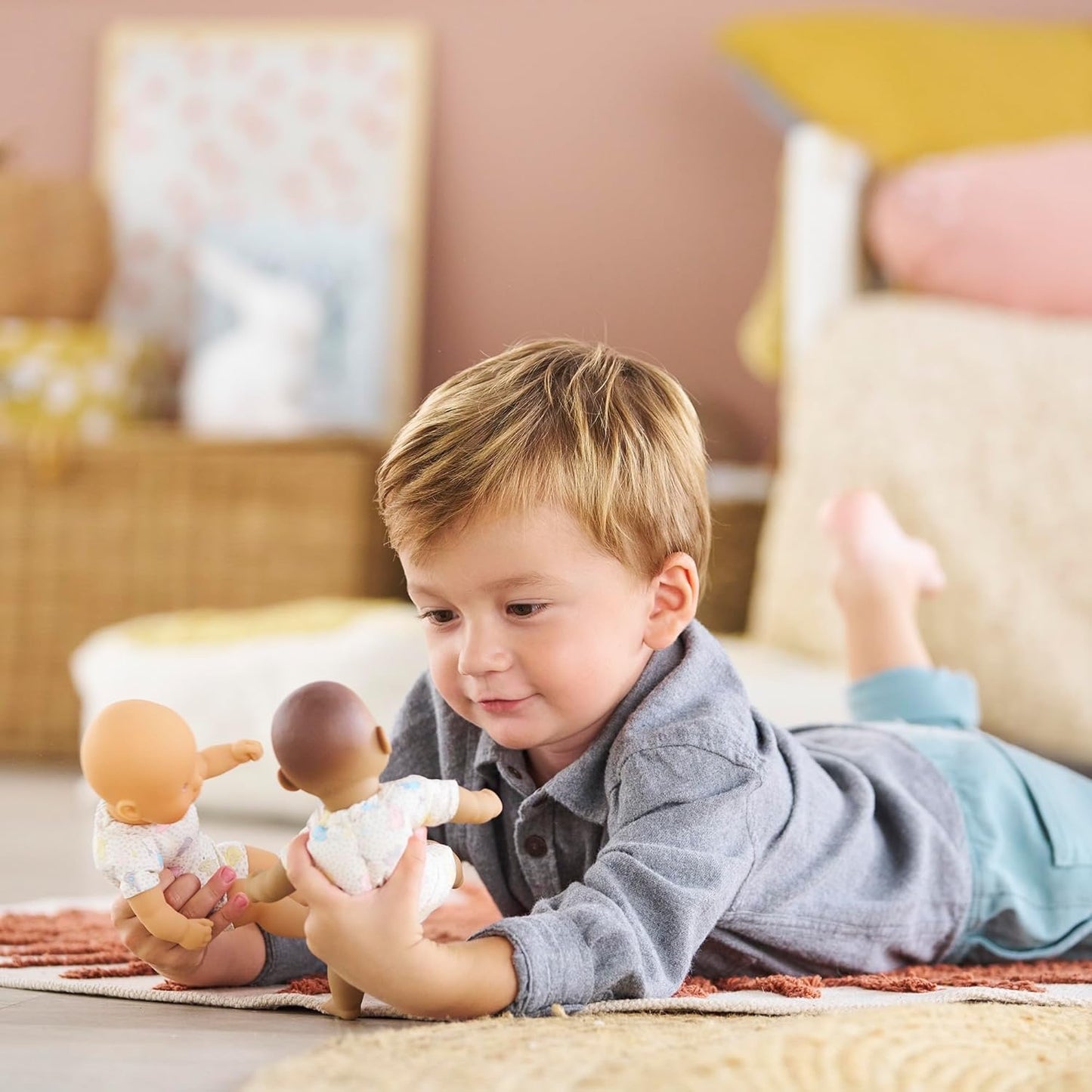 Mini Calin Bunnies | Brown Eyes