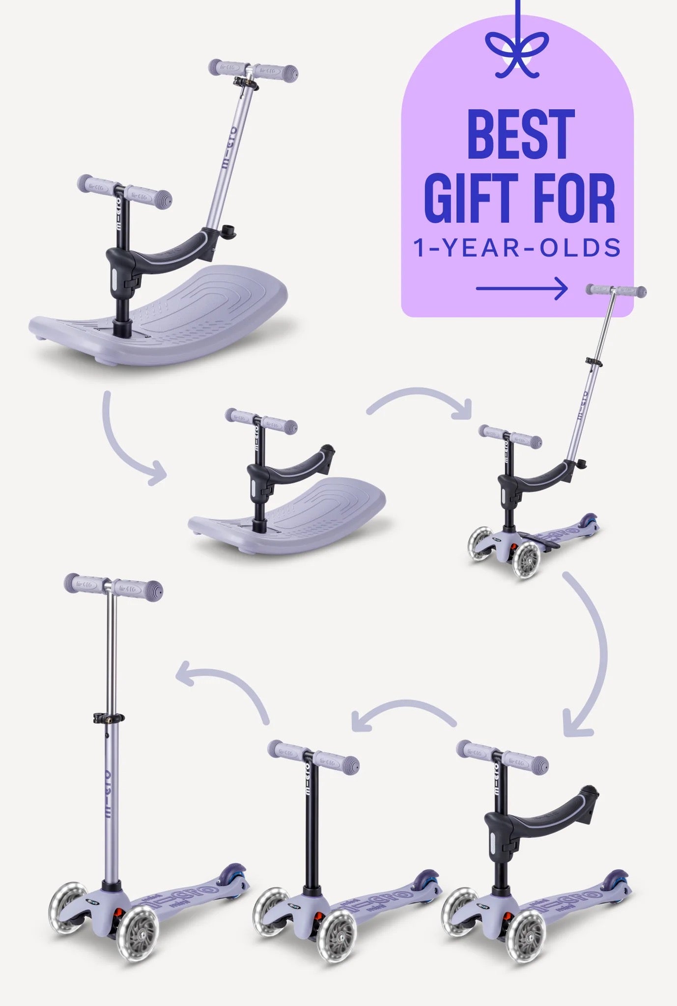 Micro Mini Rock & Go LED | Lavender Mist