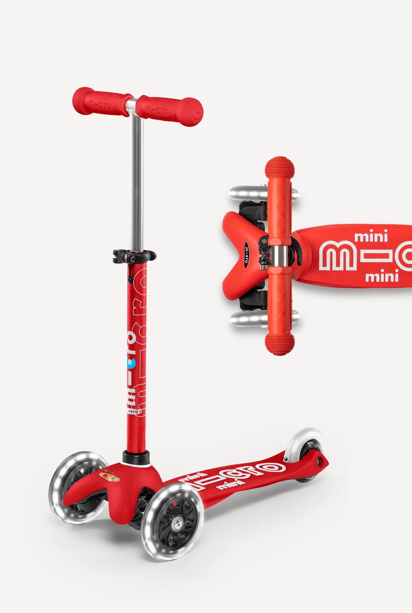 Micro Mini LED Scooter | Red