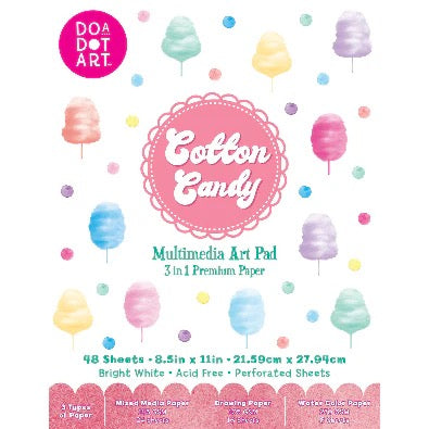 Cotton Candy Shimmer Multimedia Art Pad | Do-A-Dot