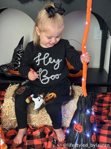 Pumpkin Led Sound Motion Broom