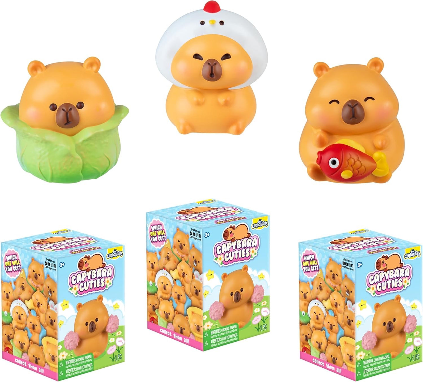 Capybara Cuties Collectible Figures