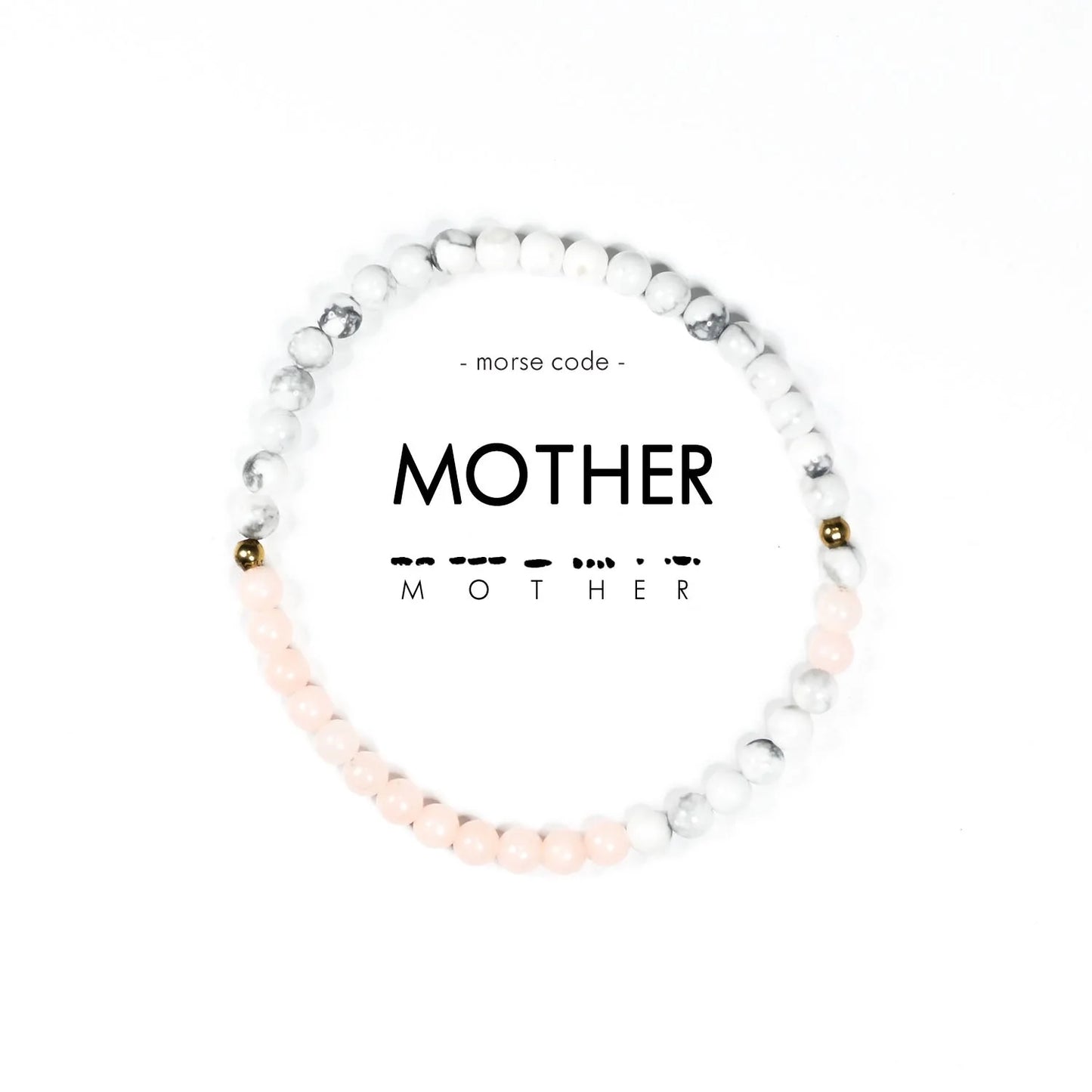 Morse Code Stacker Set: Mother & Mini Daughter