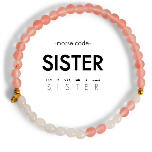 Morse Code Bracelet Mini: Sister