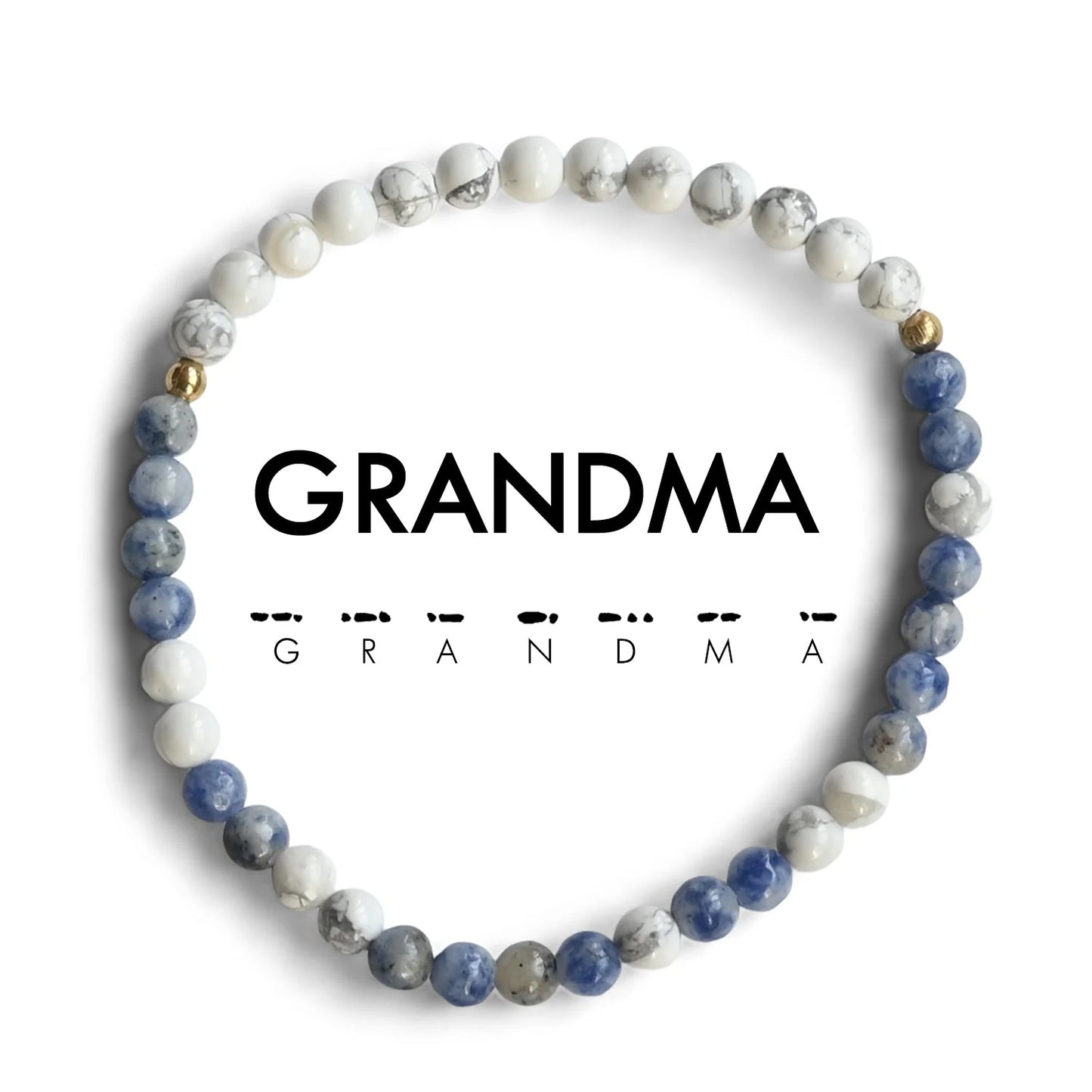 Morse Code Stacker Set: Grandma & Mini Granddaughter