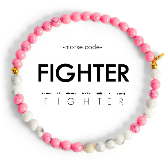 Morse Code Bracelet: Fighter