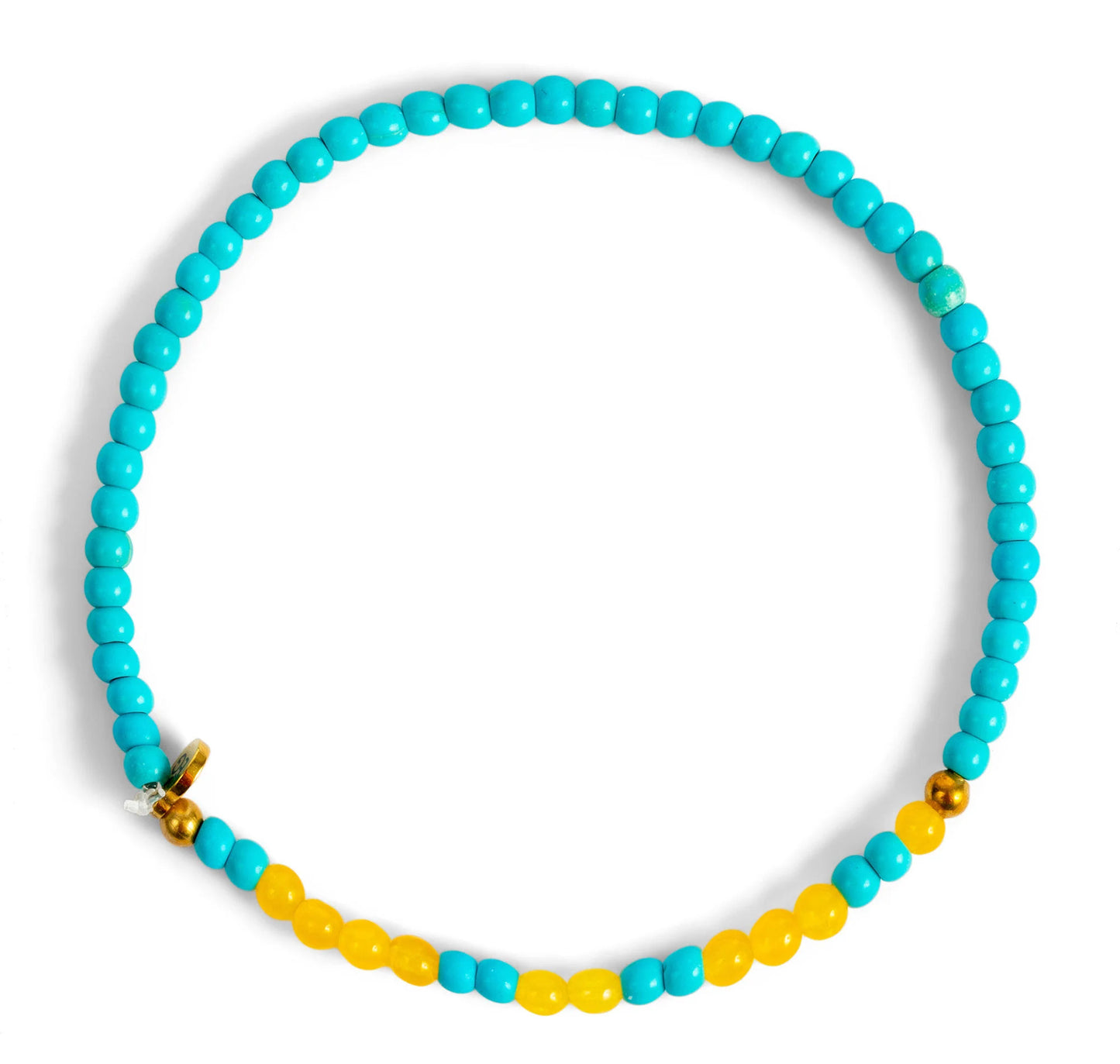 BRAVE | Turquoise & Yellow Quartz