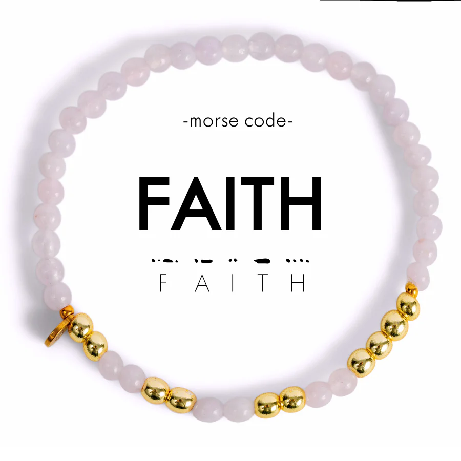 Morse Code Stacker Set: Faith