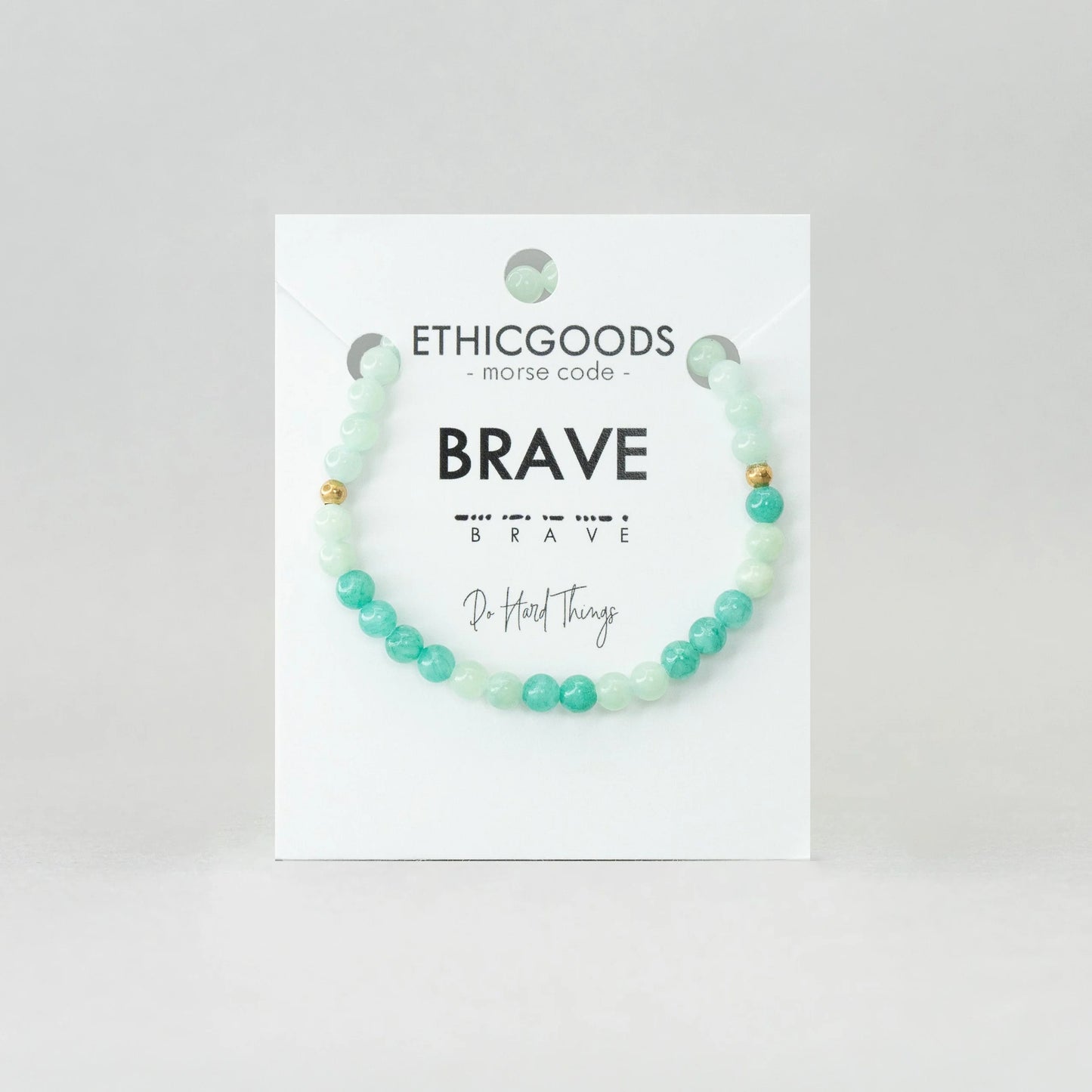 Morse Code Bracelet Mini: Brave