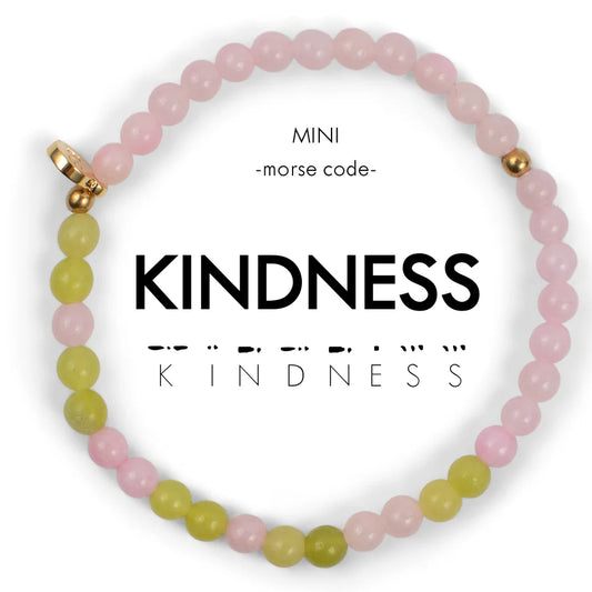 Morse Code Bracelet Mini: Kindness