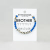 Mini: BROTHER | Royal Blue and Dalmation Jasper
