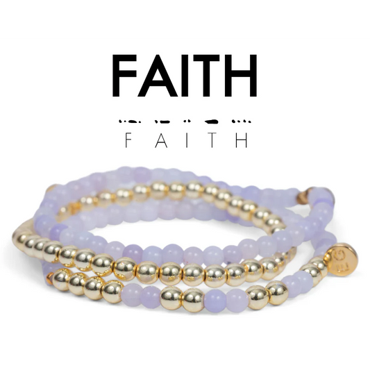 Morse Code Stacker Set: Faith