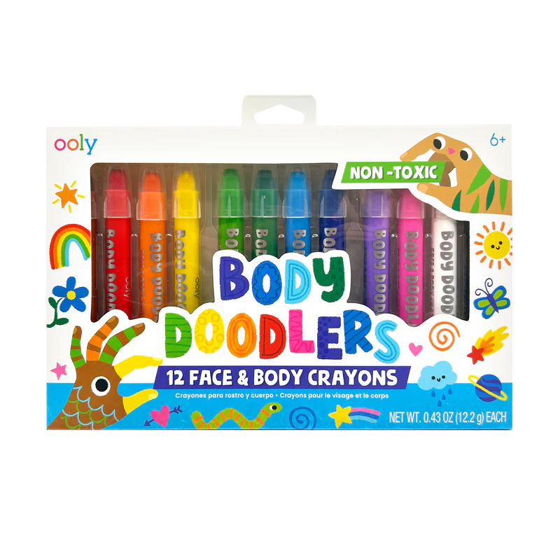 OOS - Body Doodlers Face & Body Crayons - Set of 1