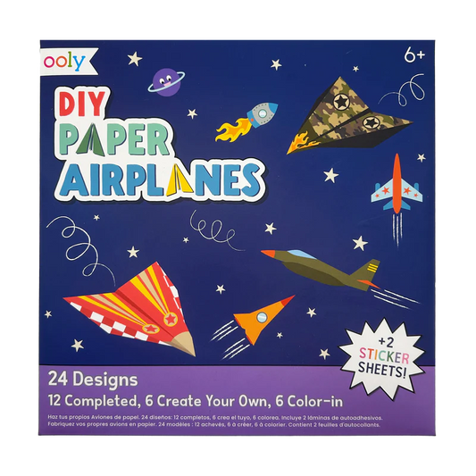 D.I.Y. Paper Air Planes - Set of 24 Designs