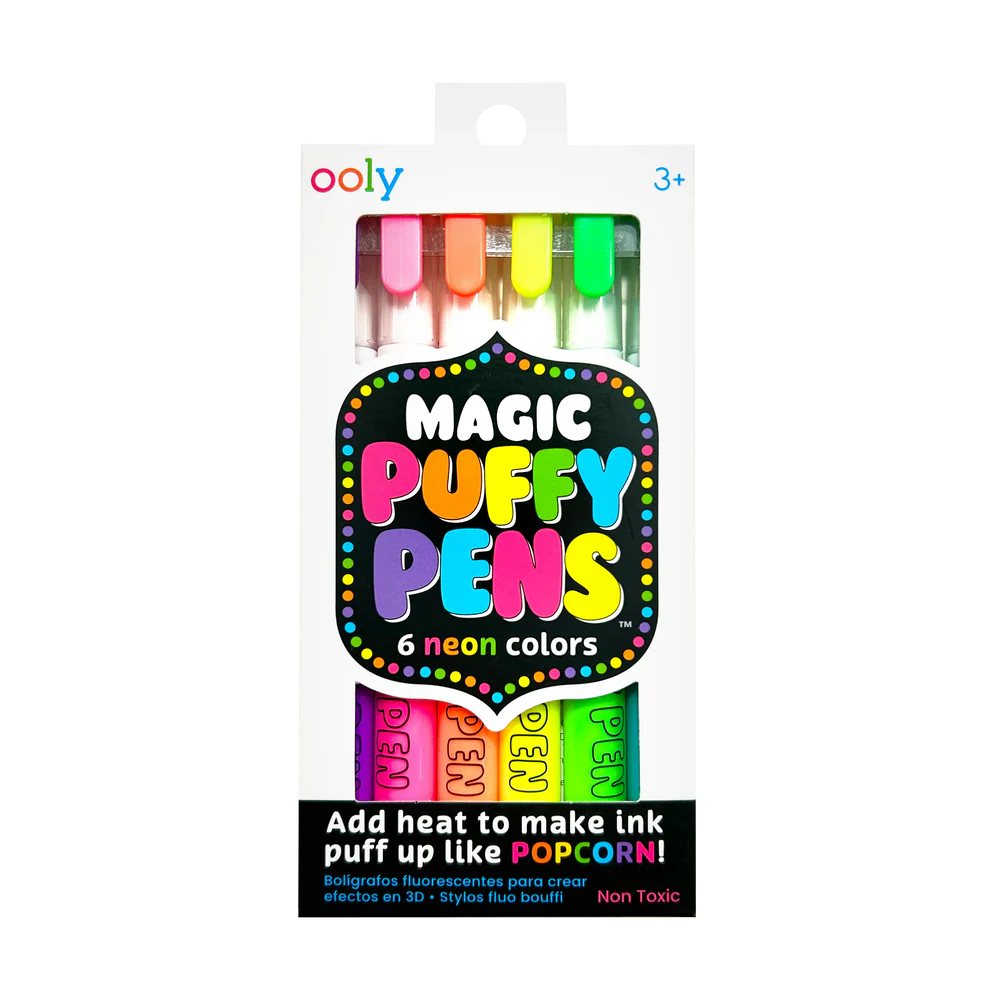 Magic Puffy Pens | Neon