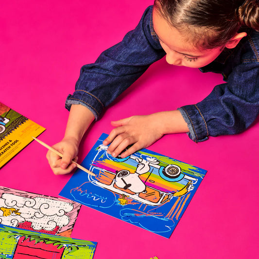 OOLY x Peanuts | Scratch Art Kit