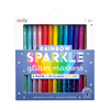 Rainbow Sparkle Glitter Markers - Set of 15