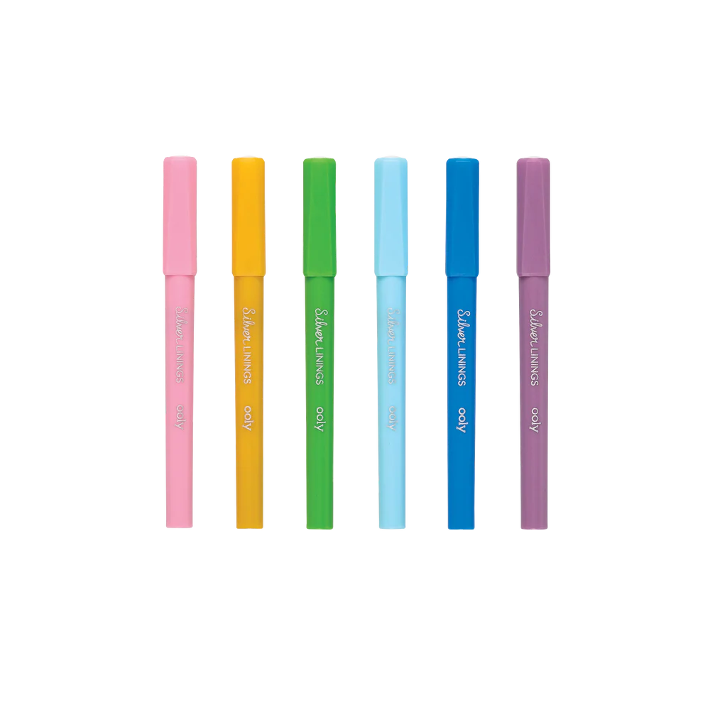 Silver Linings | Colorful Outline Markers