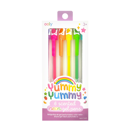 Yummy Yummy Scented Gel Pens - Neon (Set of 6)