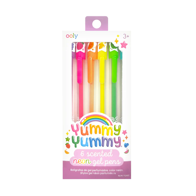 Yummy Yummy Scented Gel Pens - Neon (Set of 6)