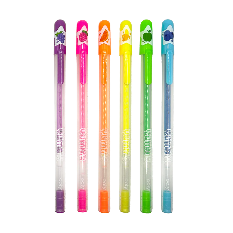 Yummy Yummy Scented Gel Pens - Neon (Set of 6)