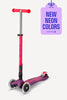 Micro Maxi Foldable LED Scooter | Neon Ultra Pink