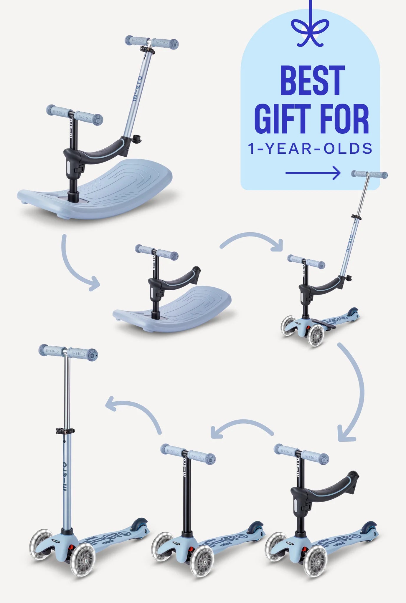 Micro Mini Rock & Go LED | Ocean Slate