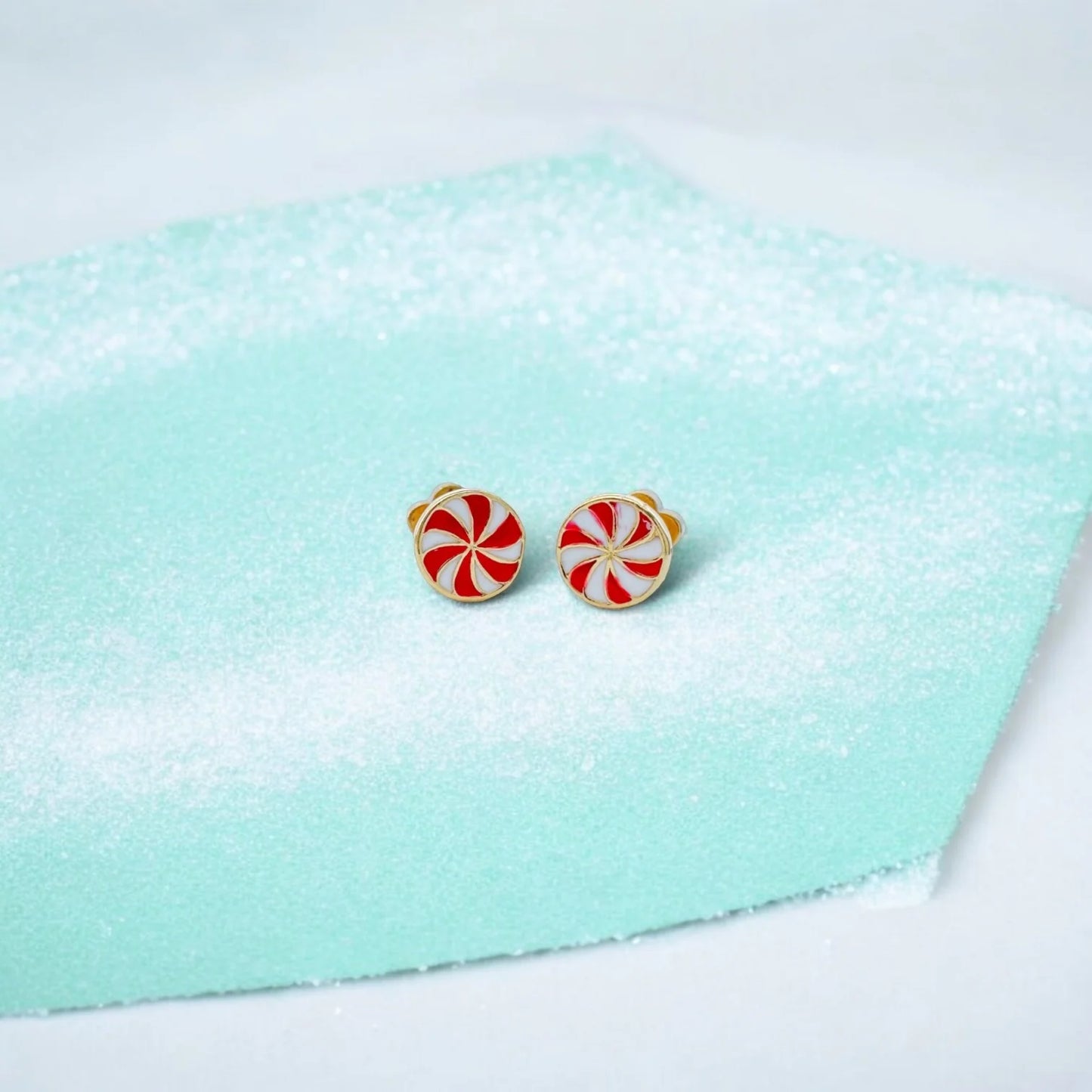 Kids Earring: Candy Cane Cutie