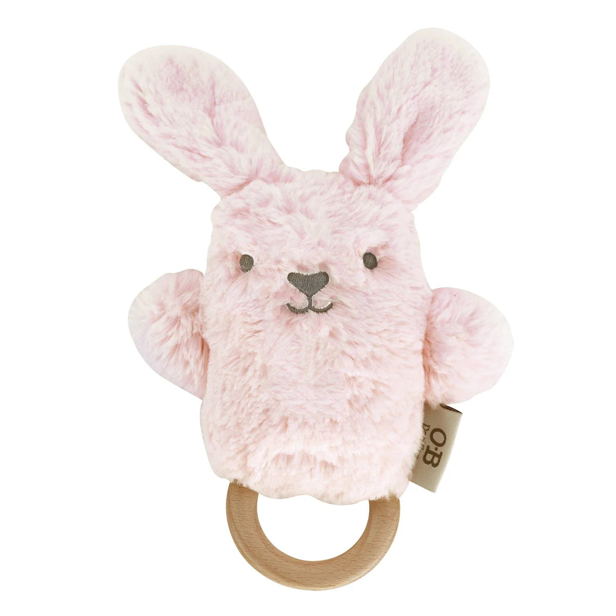 Betsy Soft Pink Bunny Soft Rattle